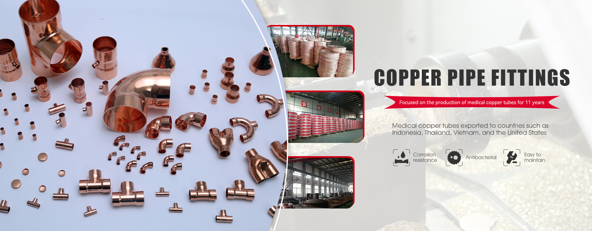 Quality Copper Pipe Fittings